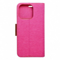 Apple iPhone 16 Pro Book Handytaschen CANVAS Book Rosa