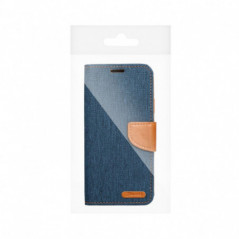 Apple iPhone 16 Pro Max Book Handytaschen CANVAS Book Navy blau