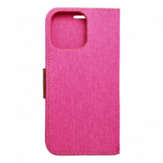 Apple iPhone 16 Pro Max Book Handytaschen CANVAS Book Rosa