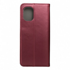 Motorola Moto G55 Book Handytaschen Smart Magneto book Burgund