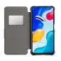 XIAOMI Redmi Note 14 Pro 4G Book Handytaschen Razor Book Kohlenstoff-Faser, Kohlenstoffmuster  Blau