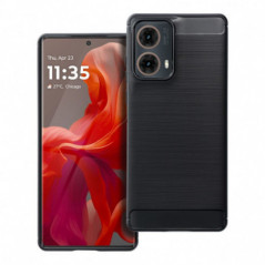 Motorola Moto G85 Hülle Carbon Elegant  Schwarz