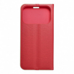 Apple iPhone 17 Pro Book Handytaschen LUNA Book Gold Elegant  Rot