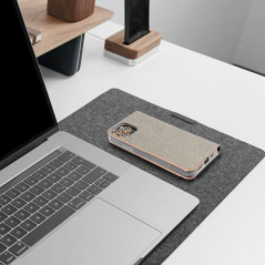 Apple iPhone 17 Pro Max Book Handytaschen LUNA Book Gold Elegant  Silber