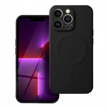 Apple iPhone 17 Pro Hülle Silicone Mag Cover MagSAFE  Schwarz