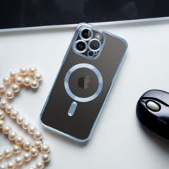 Apple iPhone 17 Air Hülle Electro Mag MagSAFE  Blau