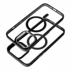 Apple iPhone 17 Hülle Color Edge Mag MagSAFE  Schwarz