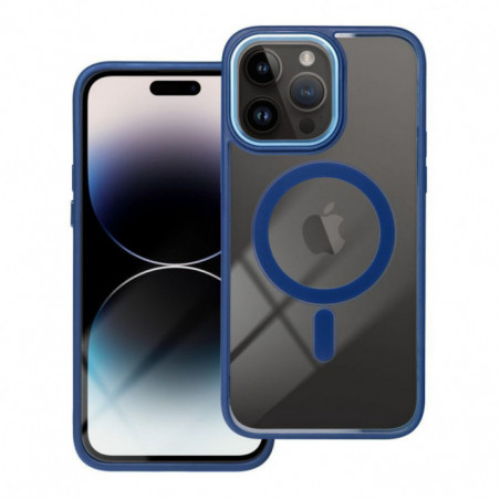 Apple iPhone 17 Hülle Color Edge Mag MagSAFE  Navy blau