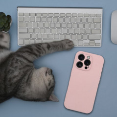 Apple iPhone 17 Pro Max Hülle Silicone 2mm Sandrosa