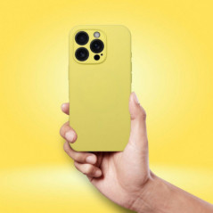Apple iPhone 17 Pro Hülle Silicone 2mm Zitrone