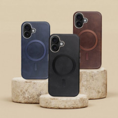 Apple iPhone 17 Pro Max Hülle Gentleman Mag Cover Elegant  MagSAFE  Braun