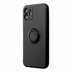 Apple iPhone 17 Hülle Silicone ring Schwarz