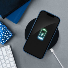 Apple iPhone 17 Pro Max Hülle Silicone Elegant  Blau