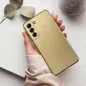Samsung Galaxy S25 Edge Hülle Metallic Gold