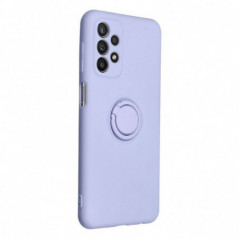 Samsung Galaxy S25 Edge Hülle Silicone ring Lila (Violet)