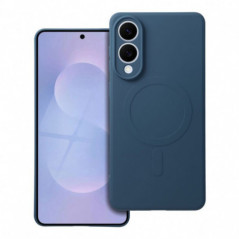 Samsung Galaxy S25 Edge Hülle Silicone Mag Cover MagSAFE  Blau