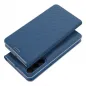 Samsung Galaxy S25 Edge Book Handytaschen LUNA Book Carbon Kohlenstoff-Faser, Elegant  Blau