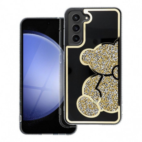 Samsung Galaxy S25 Edge Hülle Teddy bear Gold