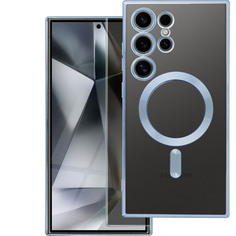 Samsung Galaxy S25 FE Hülle Electro Mag MagSAFE  Blau