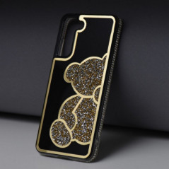 Samsung Galaxy S25 FE Hülle Teddy bear Gold