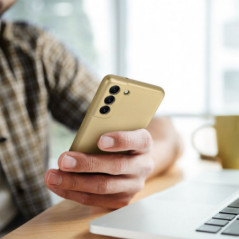 Samsung Galaxy S25 FE Hülle Metallic Gold