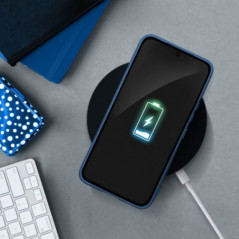 Samsung Galaxy S25 FE Hülle Silicone Elegant  Blau