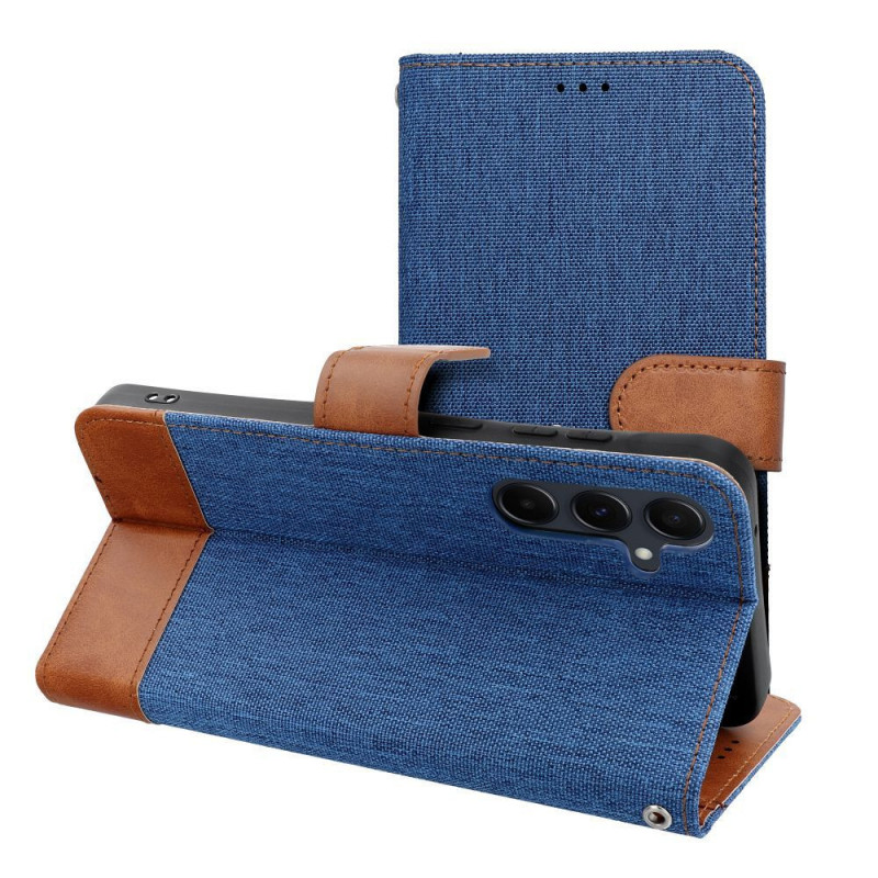 Samsung Galaxy A17 Book Handytaschen JEANS Elegant Blau Samsung Galaxy A17 Book Handytaschen JEANS Elegant Blau