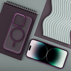 Samsung Galaxy A17 Hülle Matte Mag Cove MagSAFE  Pflaumenrot