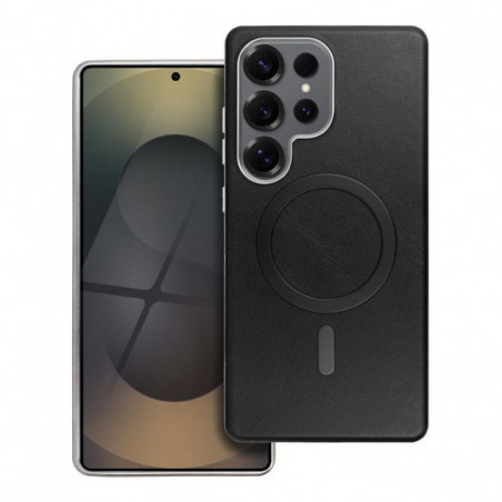 Samsung Galaxy A17 Hülle Gentleman Mag Cover Elegant  MagSAFE  Schwarz