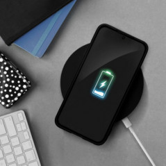 Samsung Galaxy A17 Hülle Silicone Elegant  Schwarz