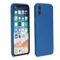 Forcell Silicone auf Apple iPhone X FORCELL Silikonhülle Blau