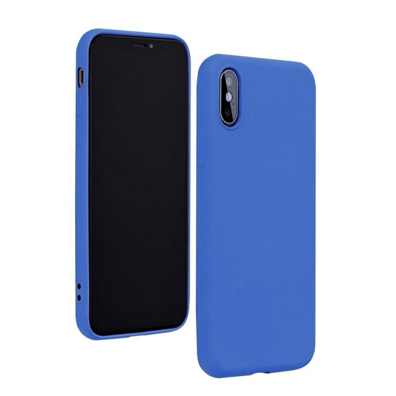 Silicone Lite auf XIAOMI Redmi Note 8T FORCELL Silikonhülle Blau