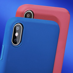 Silicone Lite auf XIAOMI Redmi Note 8T FORCELL Silikonhülle Blau