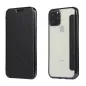 ELECTRO BOOK auf Apple iPhone 11 Pro FORCELL Etui aus 100% Naturleder & TPU Schwarz