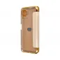 ELECTRO BOOK auf Huawei P40 Lite FORCELL Etui aus 100% Naturleder & TPU Gold