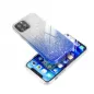 Samsung Galaxy A12 Hülle Shining Transparent und blau 