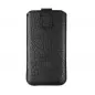 Slim Kora 2 auf Samsung Galaxy Note 20 FORCELL Etui aus 100% Naturleder Schwarz