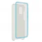 360 Full Cover PC + TPU auf Samsung Galaxy S21 5G FORCELL Silikon-Handyhülle Blau