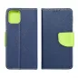 XIAOMI Redmi Note 10 5G Book Handytaschen Fancy Book Marine / Limette 