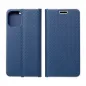 LUNA Carbon auf XIAOMI Redmi Note 10 Pro Brieftaschenetui Blau