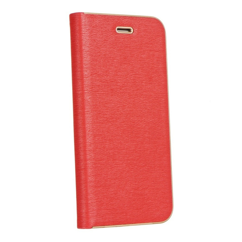 XIAOMI Redmi Note 10 5G Book Handytaschen LUNA Book Gold Elegant  Rot 