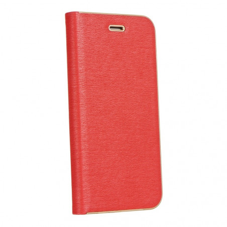 XIAOMI Redmi Note 10 5G Book Handytaschen LUNA Book Gold Elegant  Rot 