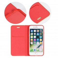 Samsung Galaxy A52 5G Book Handytaschen LUNA Book Gold Elegant  Rot