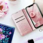 MEZZO Book auf Samsung Galaxy A02s FORCELL Brieftaschenetui Rosa