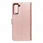 MEZZO Book auf Samsung Galaxy S21 5G FORCELL Brieftaschenetui Rosa