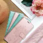 MEZZO Book auf XIAOMI Redmi 9C FORCELL Brieftaschenetui Rosa