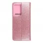 SHINING Book auf Samsung Galaxy S21 Ultra 5G FORCELL Brieftaschenetui Rosa