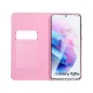 SHINING Book auf Samsung Galaxy S21 Ultra 5G FORCELL Brieftaschenetui Rosa