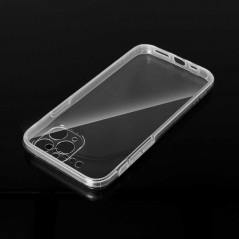 360 Full Cover PC + TPU auf Apple iPhone 13 Pro Max Silikon-Handyhülle Durchsichtbar