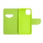 Apple iPhone 13 Book Handytaschen Fancy Book Marine / Limette 